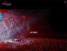 Tablet Screenshot of envogueuae.com